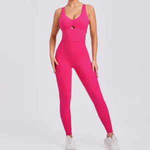 Women Gym Jumpsuit Female Yoga Set Workout One-piece Suit Women Sports Push Up Yoga Clothes Backless Activewear Fitness Set