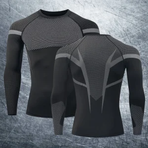 2025 New Style Autumn Running Long Sleeved T-shirt Gym T-shirt Men's Long Sleeved Top Gym Shirt Fitness Compression Shirt